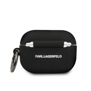 Case/Funda Karl Lagerfeld de Silicón Color Negro AirPods Pro