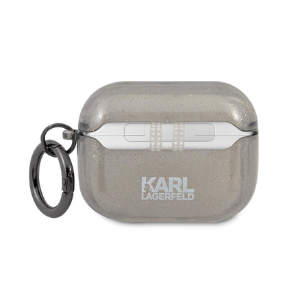 Case/Funda Karl Lagerfeld & Choupette de TPU con Brillos AirPods Pro / Pro 2