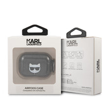 Cargar imagen en el visor de la galería, Case/Funda Karl Lagerfeld &amp; Choupette de TPU con Brillos AirPods Pro / Pro 2