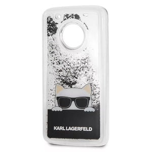 Funda Case Choupette Gafas Negras Karl Moto G5 Plus Original - ForwardContigo