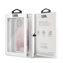 Cargar imagen en el visor de la galería, Funda Case Tpu Karl Glitter Rosa iPhone 11 PRO MAX - ForwardContigo