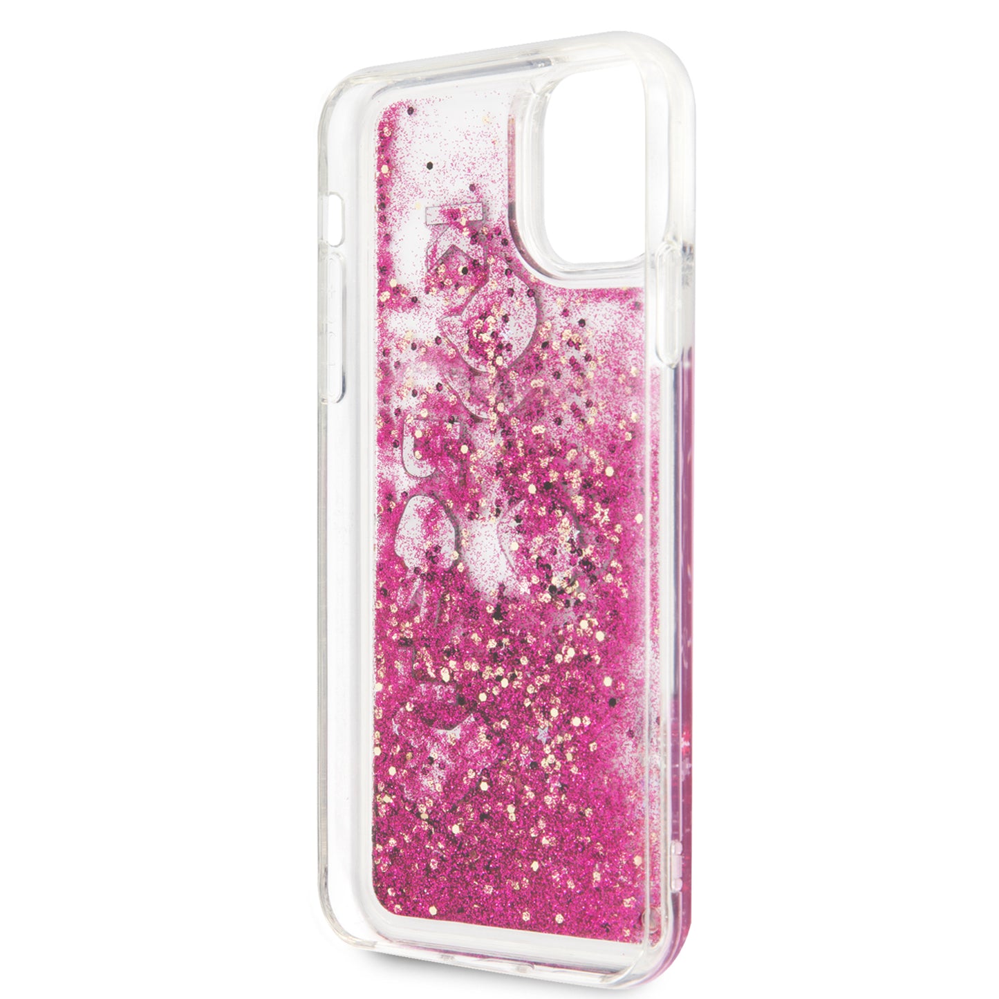 Case Funda Karl Lagerfeld brillos rosas iPhone 11 Pro - ForwardContigo