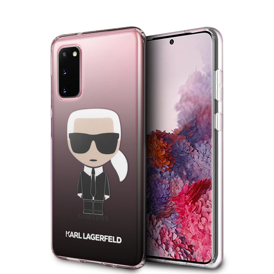 Case Funda Karl Lagerfeld TPU degradado negro Samsung galaxy S20 - ForwardContigo
