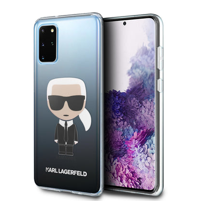 Case Funda Karl Lagerfeld TPU degradado negro Samsung Galaxy S20 Plus - ForwardContigo