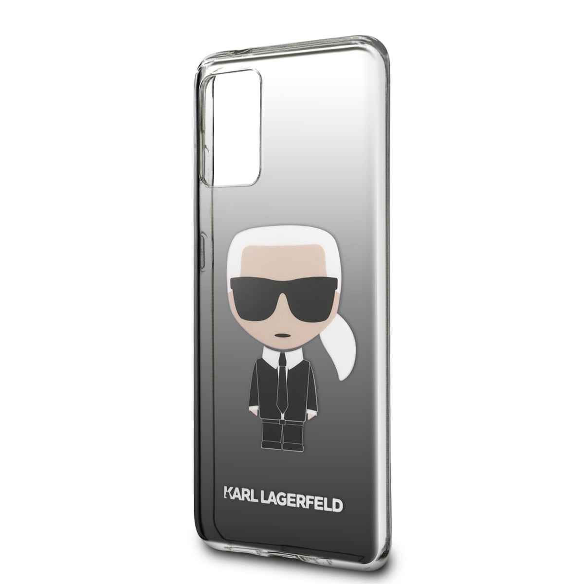 Case Funda Karl Lagerfeld TPU degradado negro Samsung Galaxy S20 Plus - ForwardContigo