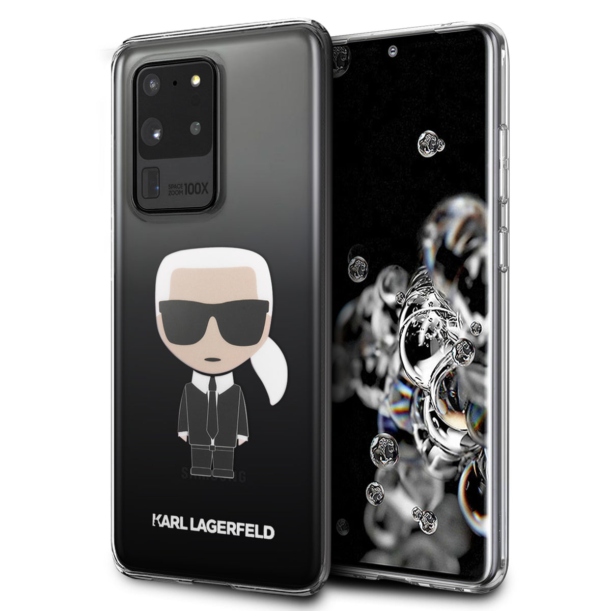 Case Funda Karl Lagerfeld Iconic TPU degradado negro Samsung Galaxy S20 Ultra - ForwardContigo