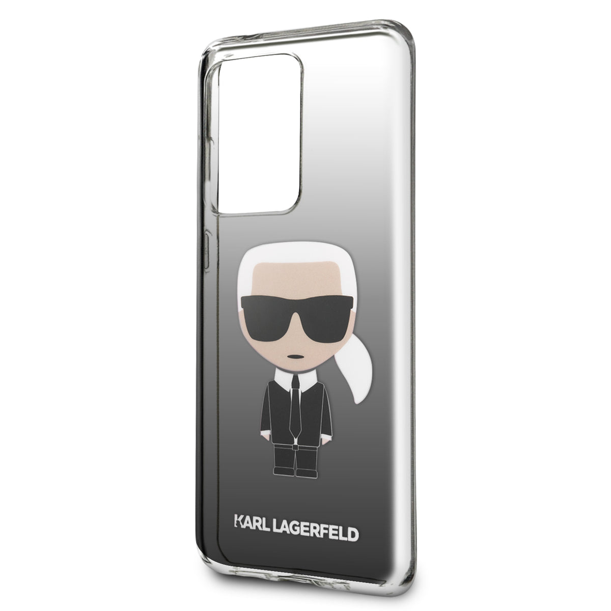 Case Funda Karl Lagerfeld Iconic TPU degradado negro Samsung Galaxy S20 Ultra - ForwardContigo