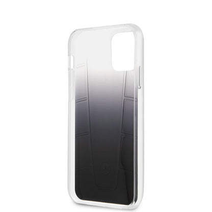 Case/Funda Mercedes Benz Transparente Degradado Color Negro iPhone 12 Mini