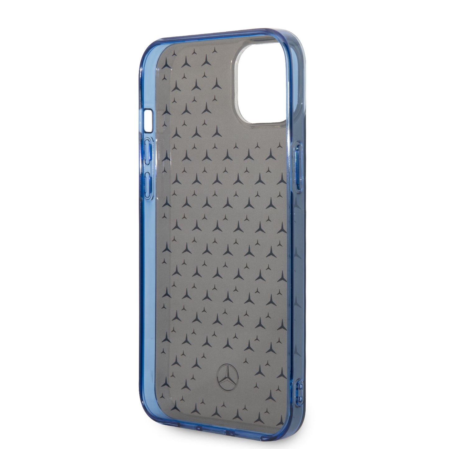 Case/Funda Mercedes Benz Diseño de Estrellas Color Azul/Negro para iPhone 14 Plus