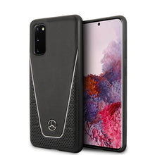 Cargar imagen en el visor de la galería, Funda Case  Mercedes Benz Quilted &amp; Smooth Negro Samsung Galaxy S20 - ForwardContigo