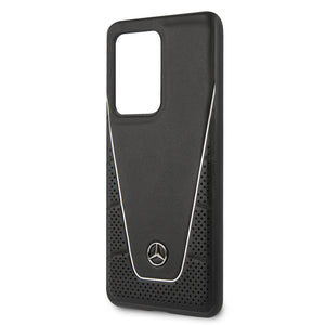 Case funda Mercedes benz  Quilted & Smooth negra Samsung Galaxy S20 Ultra - ForwardContigo