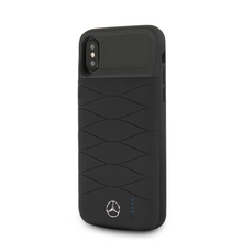 Cargar imagen en el visor de la galería, Case/Funda Power Bank Mercedes Benz Color Negro iPhone X y iPhone Xs + Cristal Protector GRATIS