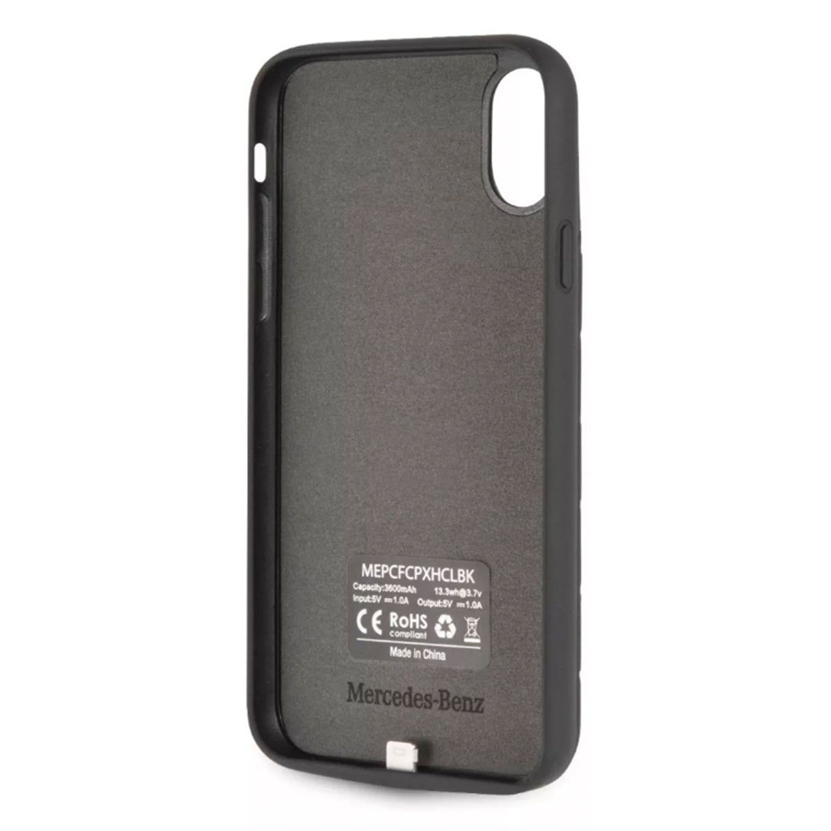 Power Case Mercedes Benz Negro 3600mha iPhone X/xs - ForwardContigo