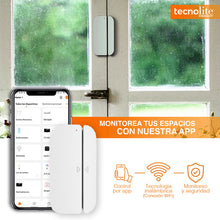 Cargar imagen en el visor de la galería, Sensor de Apertura Inteligente WiFi Puertas/Ventanas/Cajones, Compatible con App móvil