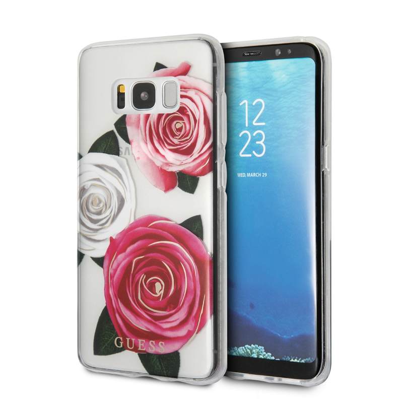 Funda Case Guess Cristal Y Rosas Sam S8 - ForwardContigo