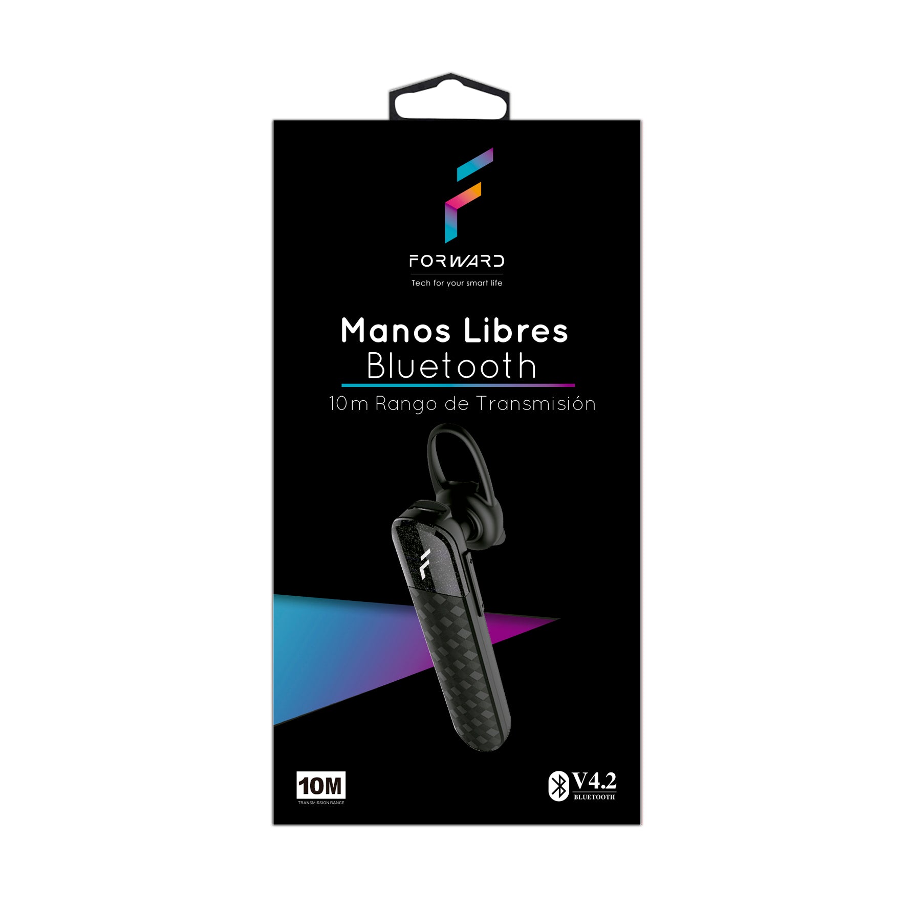 Manos libres Forward Bluetooth fibra de carbono negro - ForwardContigo